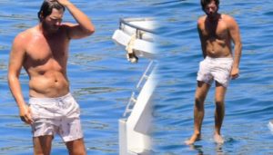 Kivanc Tatlitug knows how to spend his summer holidays